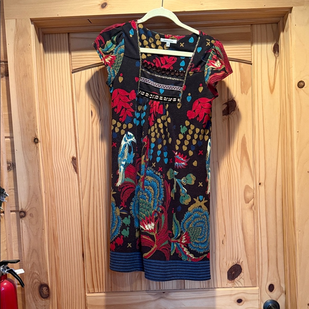 Colorful Patterned Women's Dress